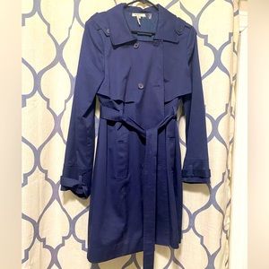 BCBGIRLS Navy Trench